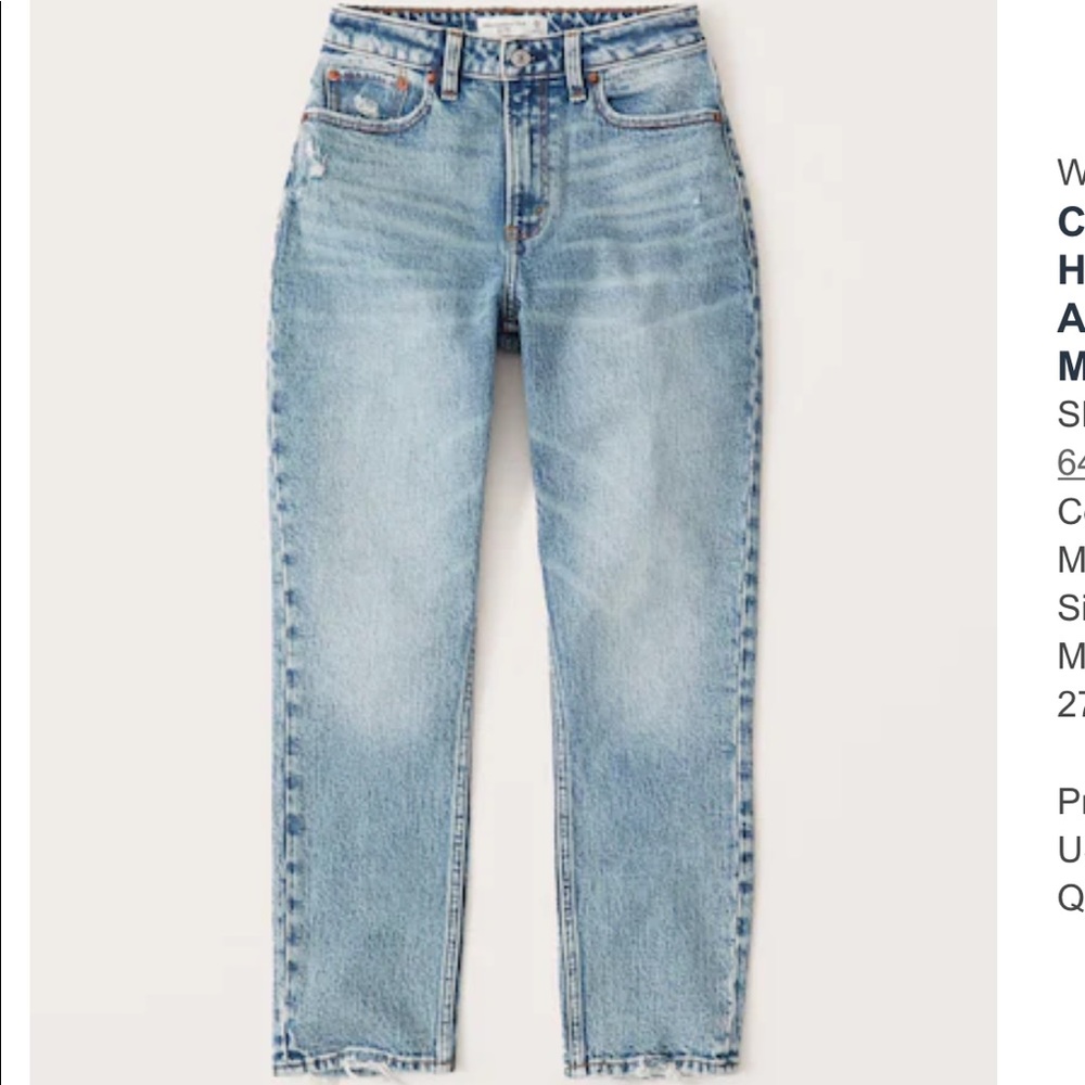 A&F Curve Love “The Mom High Rise”